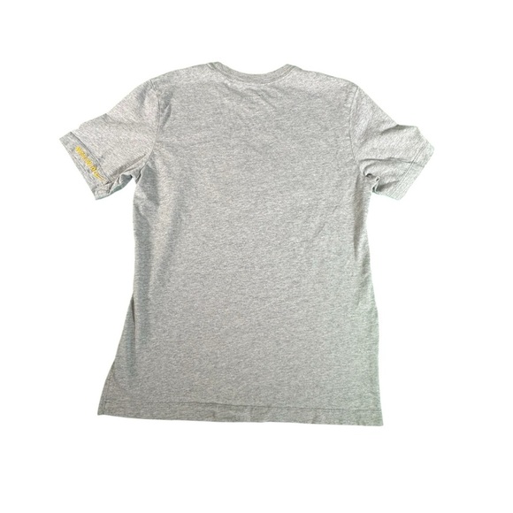 Nike Shirt Men's Size Small Gray Worldwide Globe Short Sleeve Swoosh Crew Neck - Picture 6 of 9